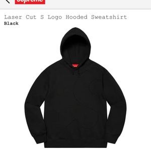Supreme black hoodie